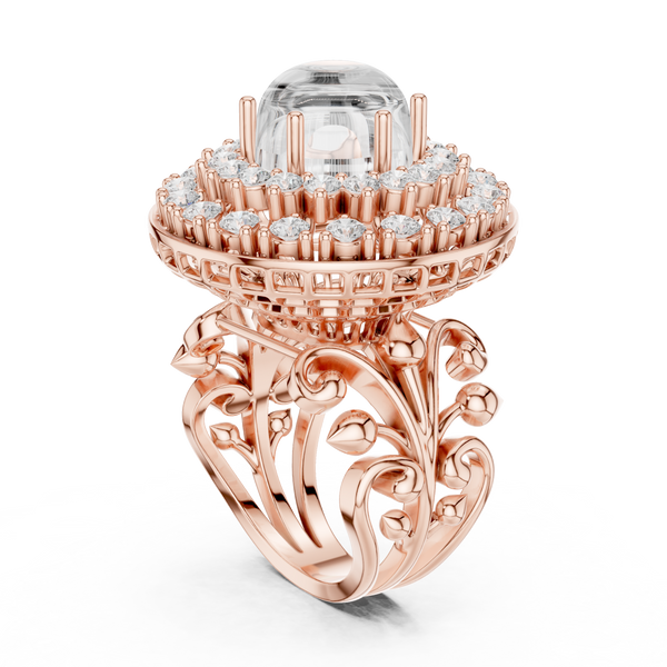 Kira Princess Cut Halo Lab Grown Diamond Ring