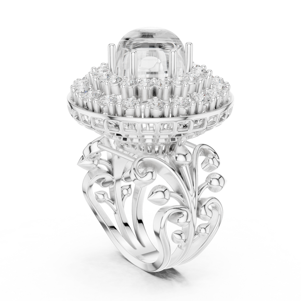 Kira Princess Cut Halo Lab Grown Diamond Ring