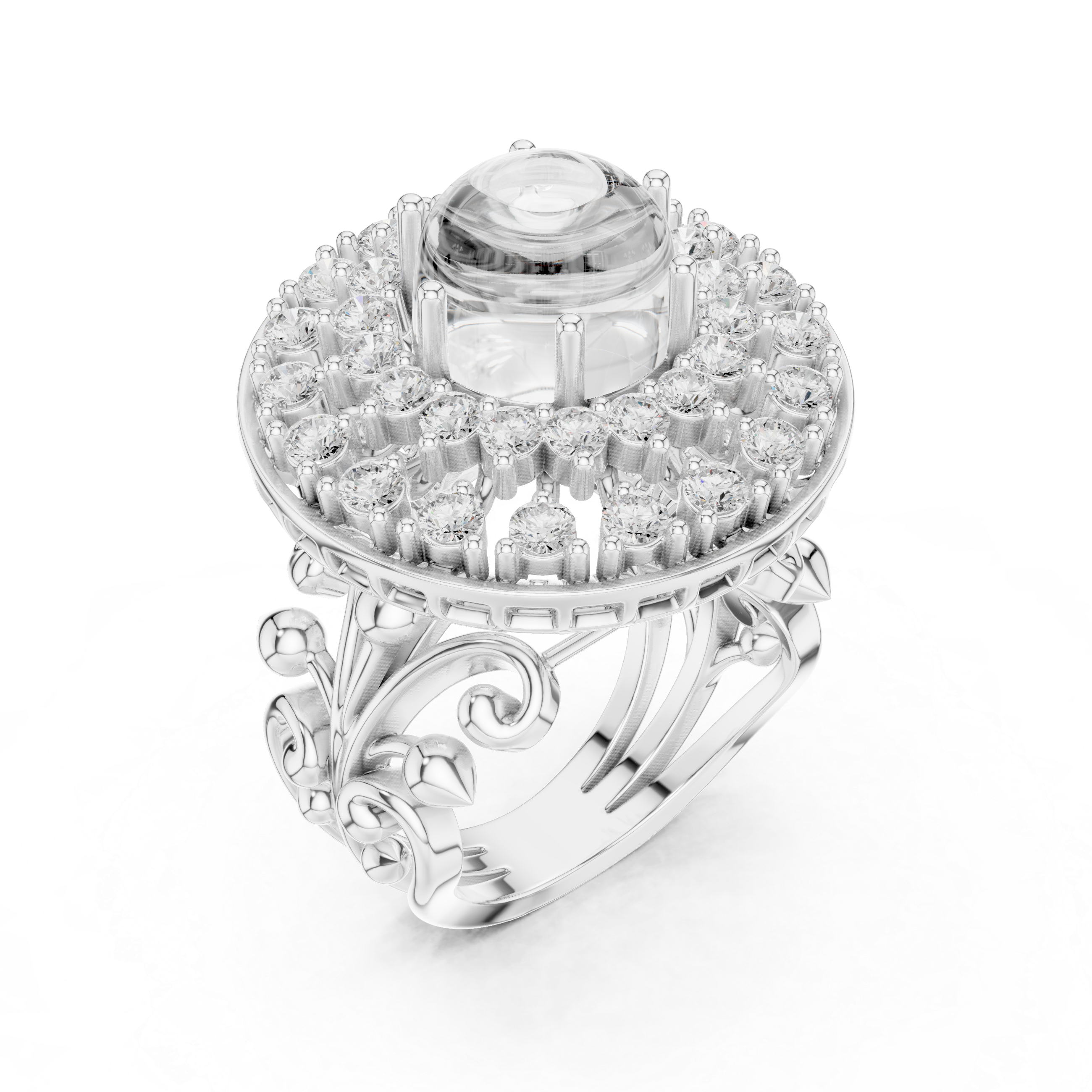Kira Princess Cut Halo Lab Grown Diamond Ring