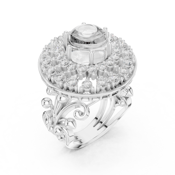 Kira Princess Cut Halo Lab Grown Diamond Ring