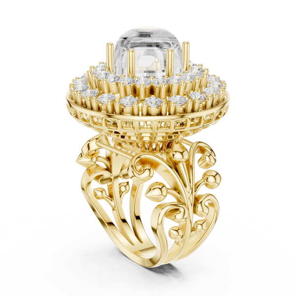 Kira Princess Cut Halo Lab Grown Diamond Ring