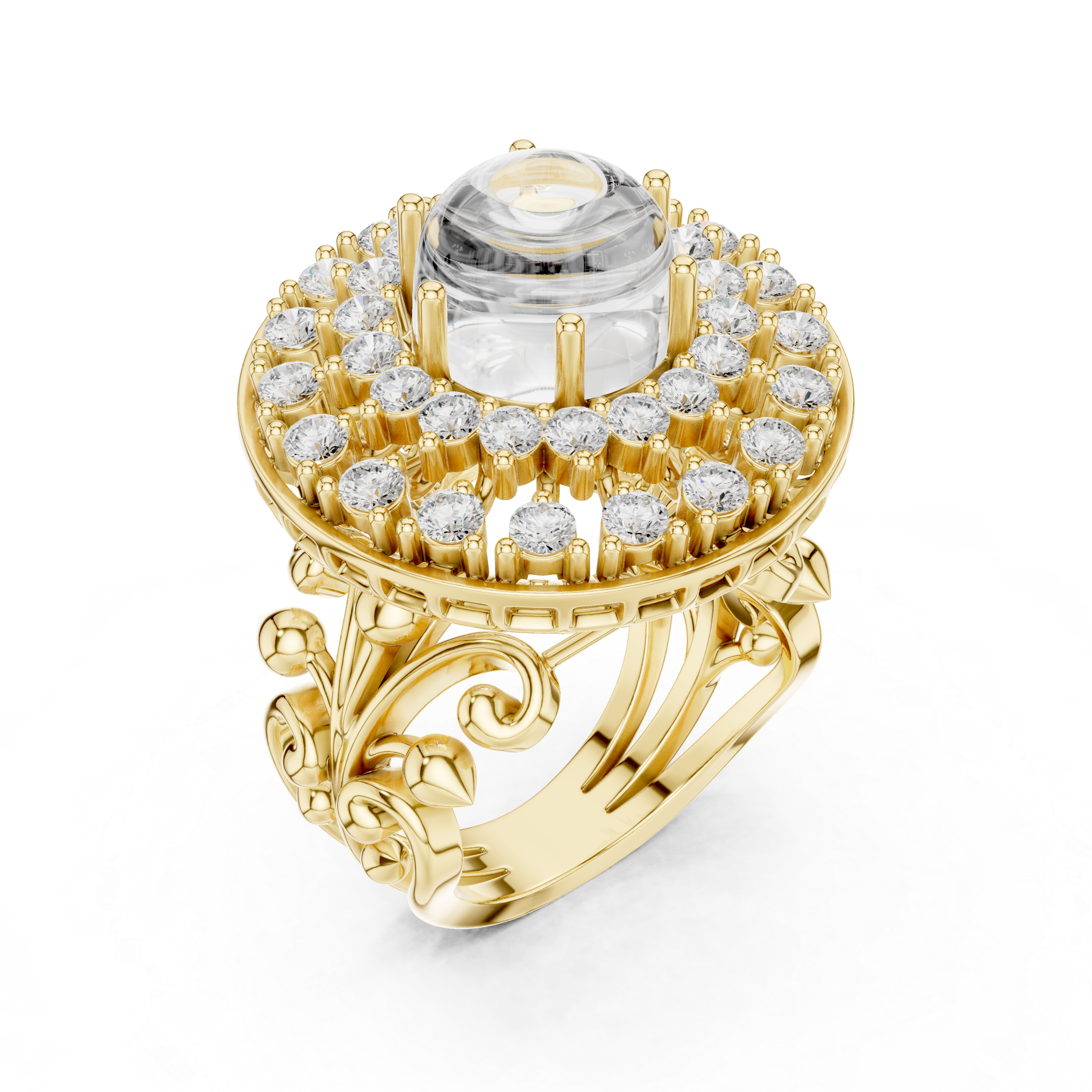 Kira Princess Cut Halo Lab Grown Diamond Ring