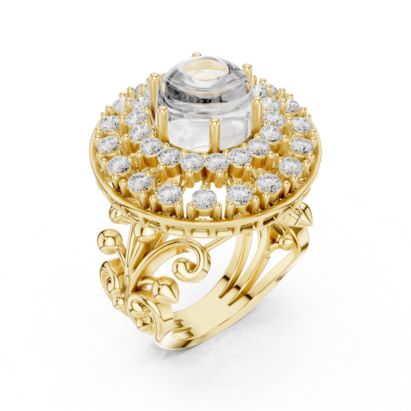 Kira Princess Cut Halo Lab Grown Diamond Ring