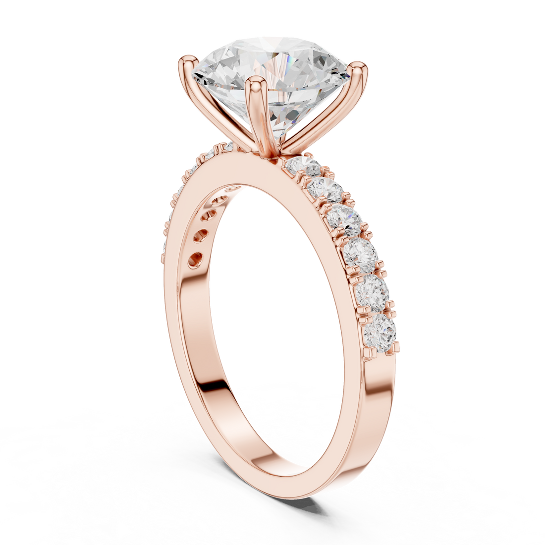 Aria Radiant Cut Three Stone Lab Grown Diamond Ring