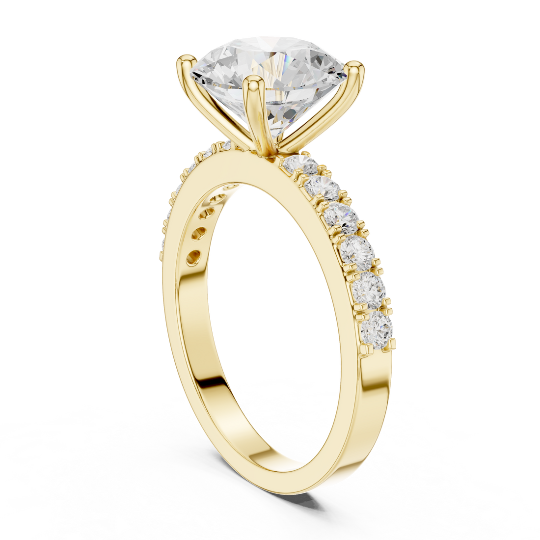 Aria Radiant Cut Three Stone Lab Grown Diamond Ring