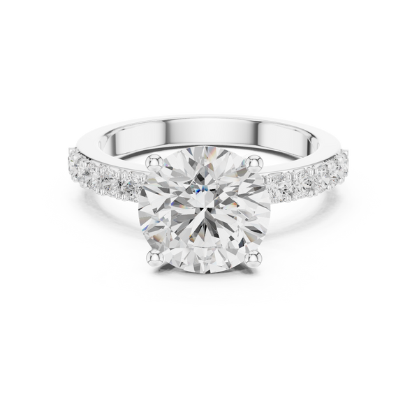 Aria Radiant Cut Three Stone Lab Grown Diamond Ring