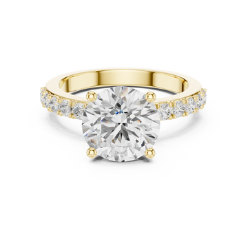 Aria Radiant Cut Three Stone Lab Grown Diamond Ring