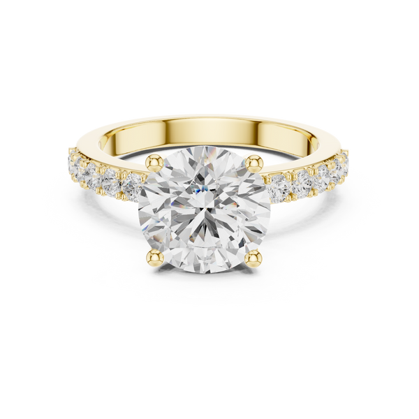 Aria Radiant Cut Three Stone Lab Grown Diamond Ring