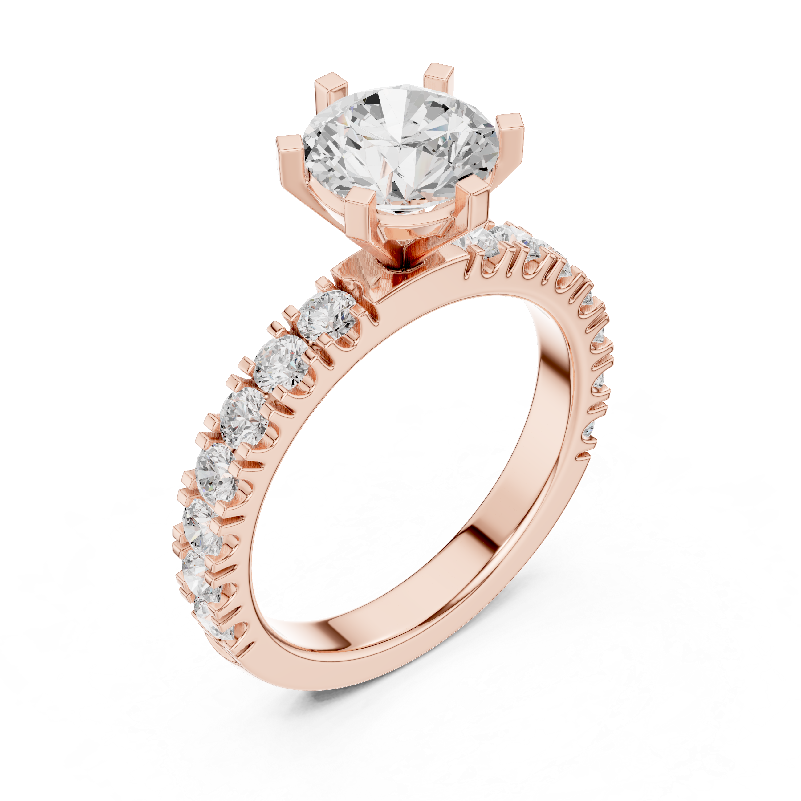 Zoya Cushion Cut Twisted Band Lab Grown Diamond Ring