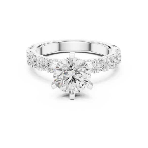Zoya Cushion Cut Twisted Band Lab Grown Diamond Ring