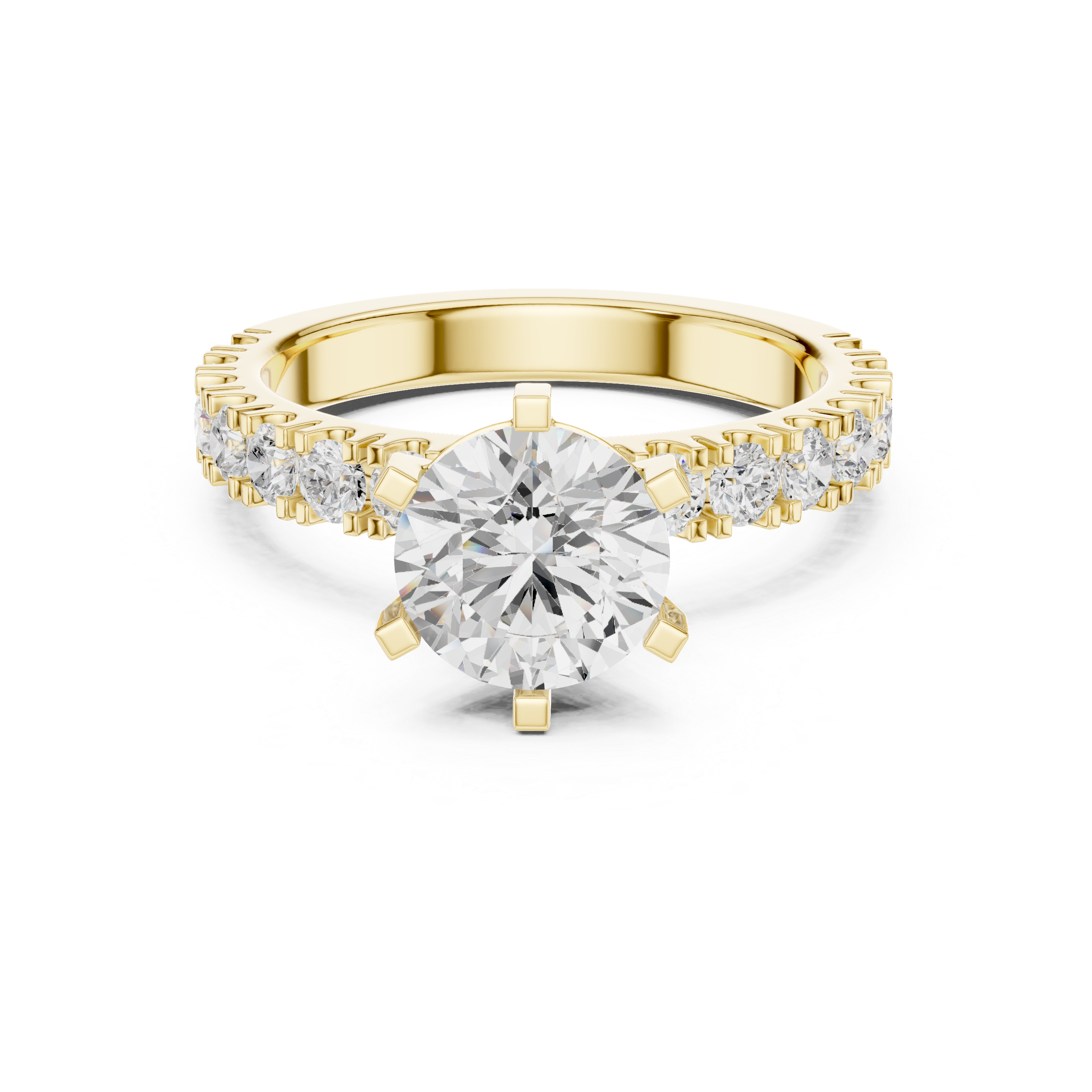 Zoya Cushion Cut Twisted Band Lab Grown Diamond Ring