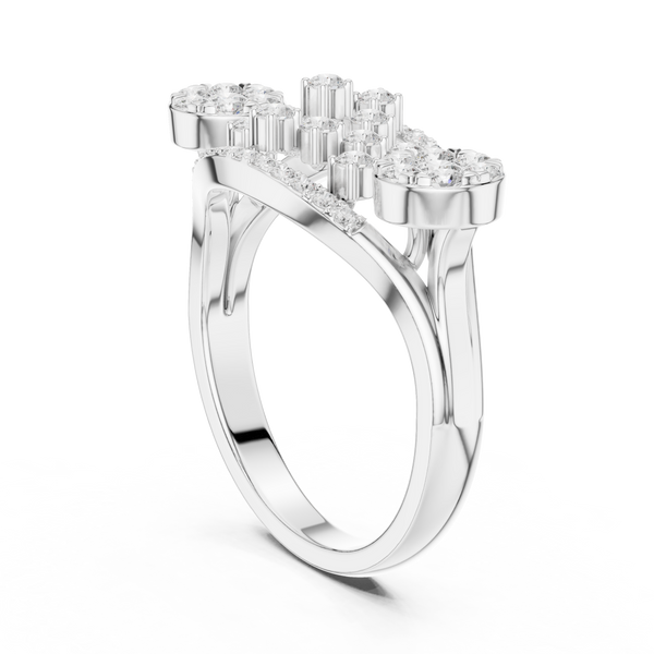 Elysian Marquise Cut Pave Lab Grown Diamond Ring