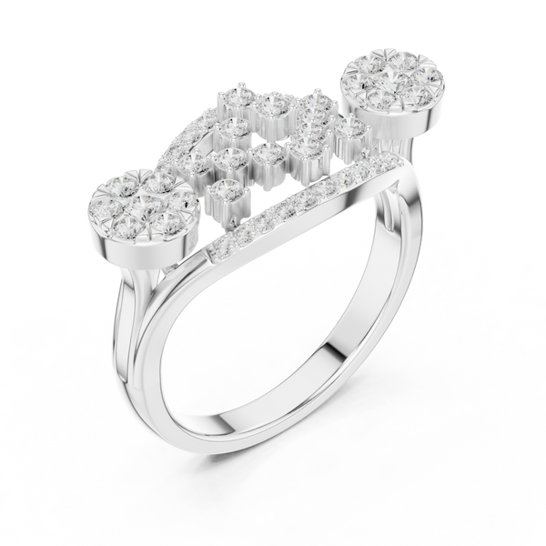 Elysian Marquise Cut Pave Lab Grown Diamond Ring
