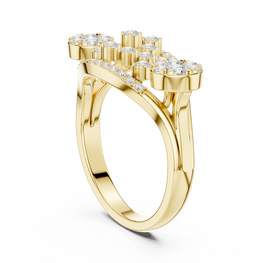 Elysian Marquise Cut Pave Lab Grown Diamond Ring