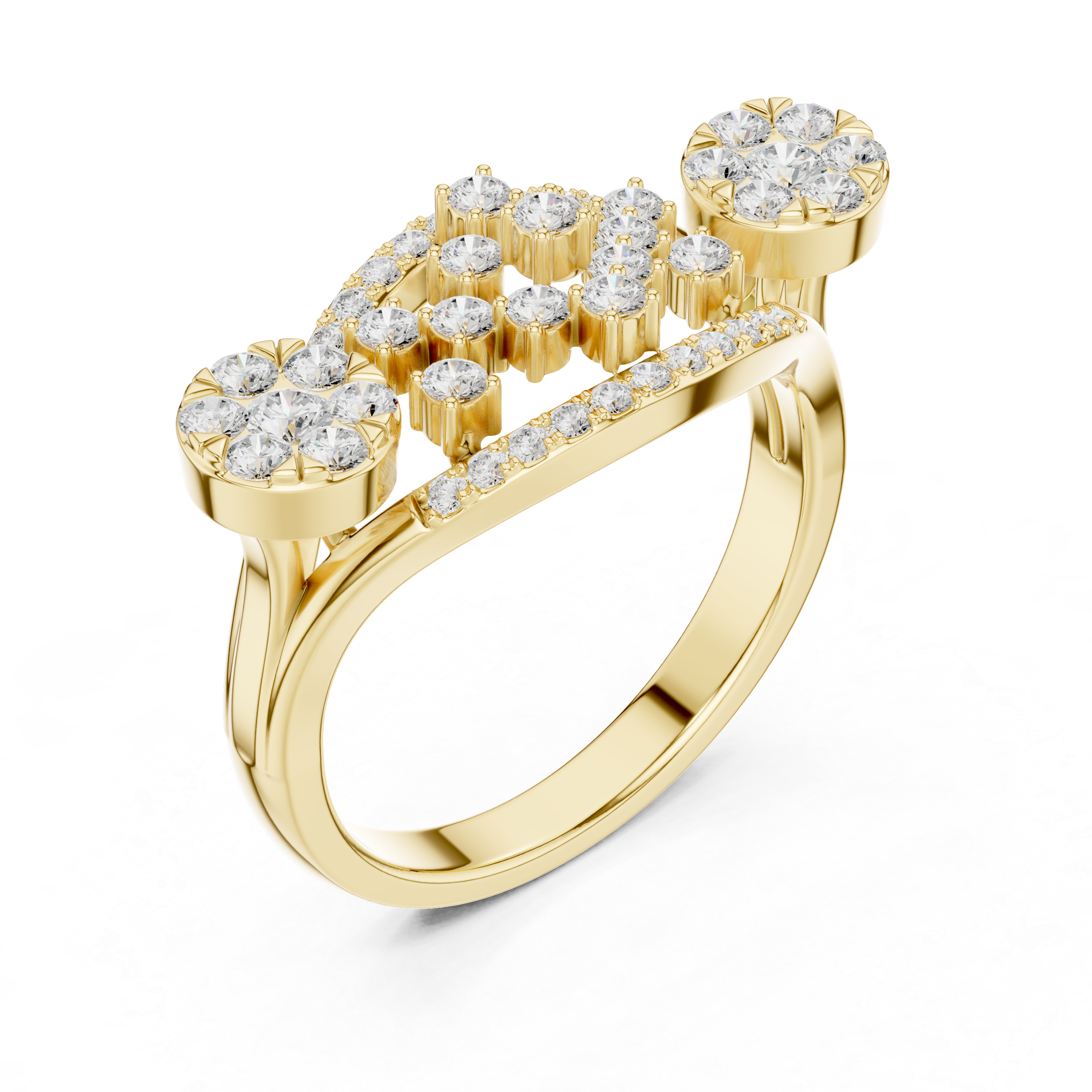 Elysian Marquise Cut Pave Lab Grown Diamond Ring