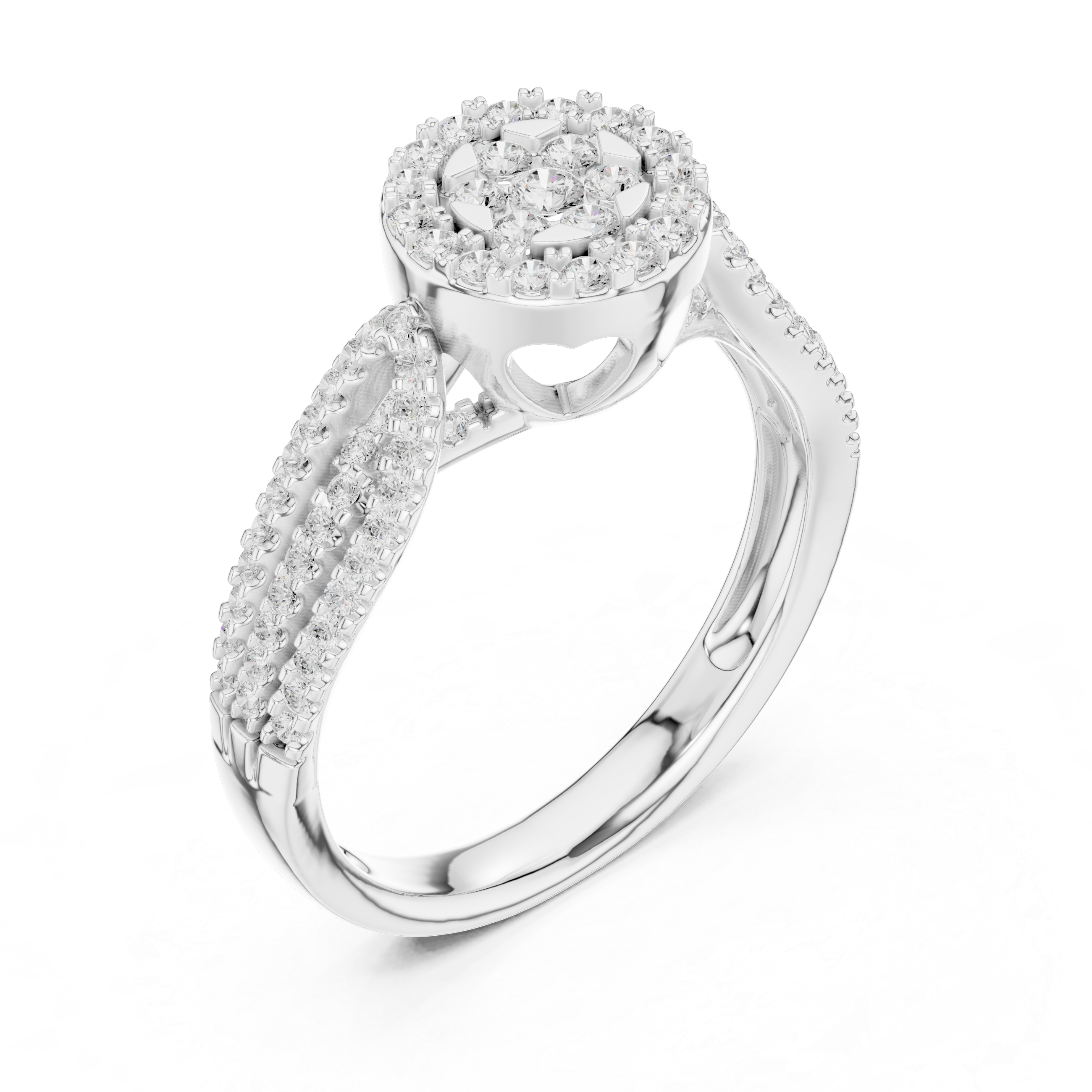 Lilac Majesty Lab Grown Diamond Ring
