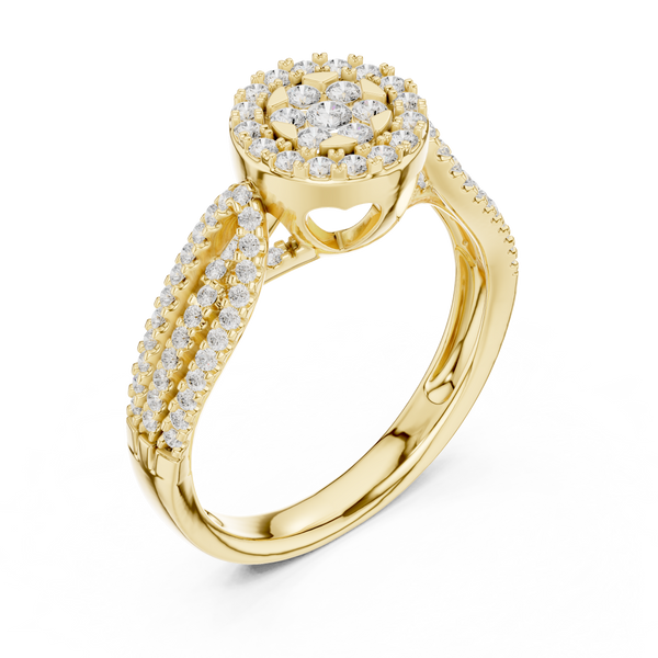 Lilac Majesty Lab Grown Diamond Ring