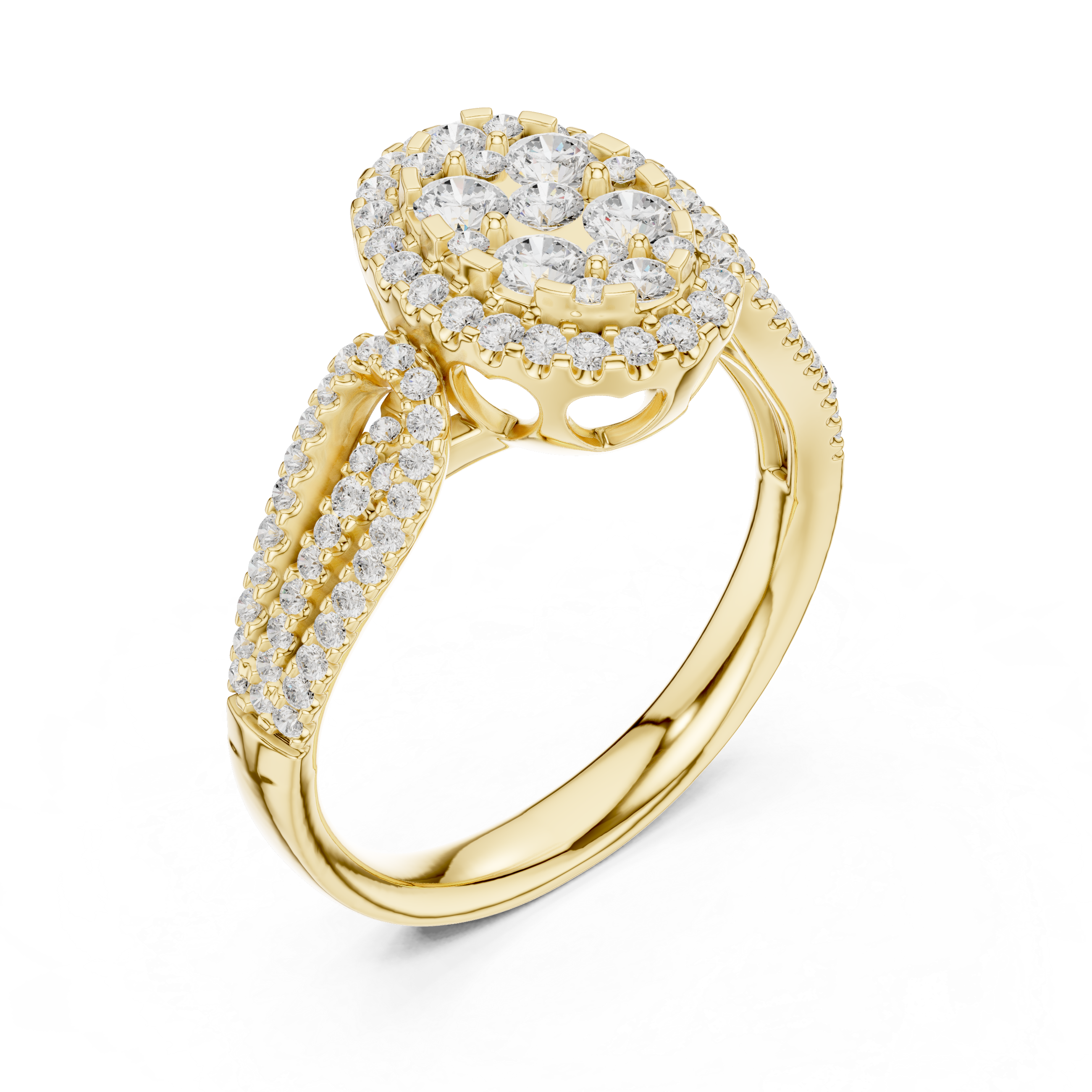 Canary Glow Lab Grown Diamond Ring
