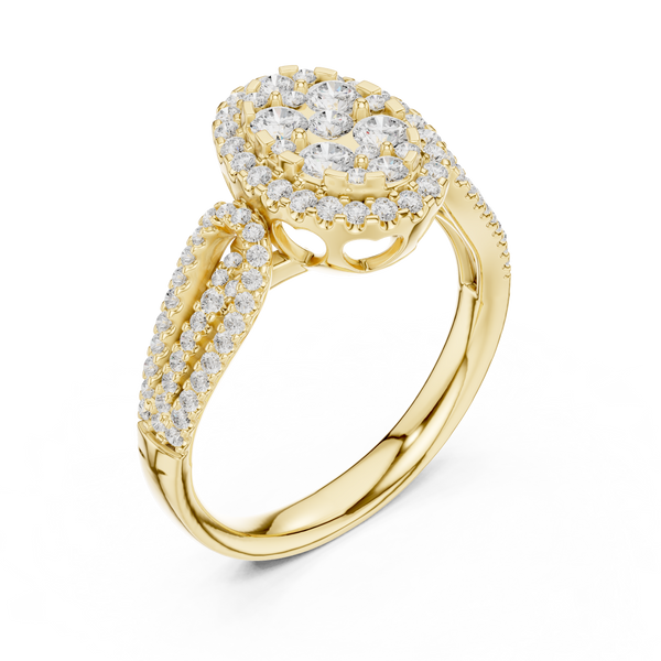 Canary Glow Lab Grown Diamond Ring