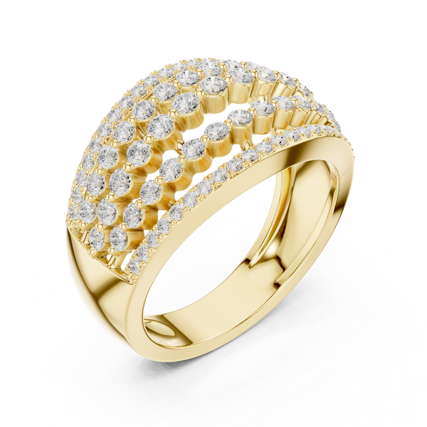Jade Harmony Lab Grown Diamond Ring