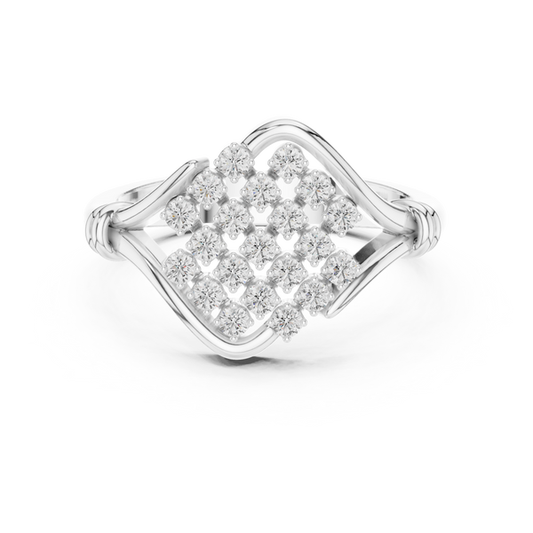 Bamboo Harmony Lab Grown Diamond Ring