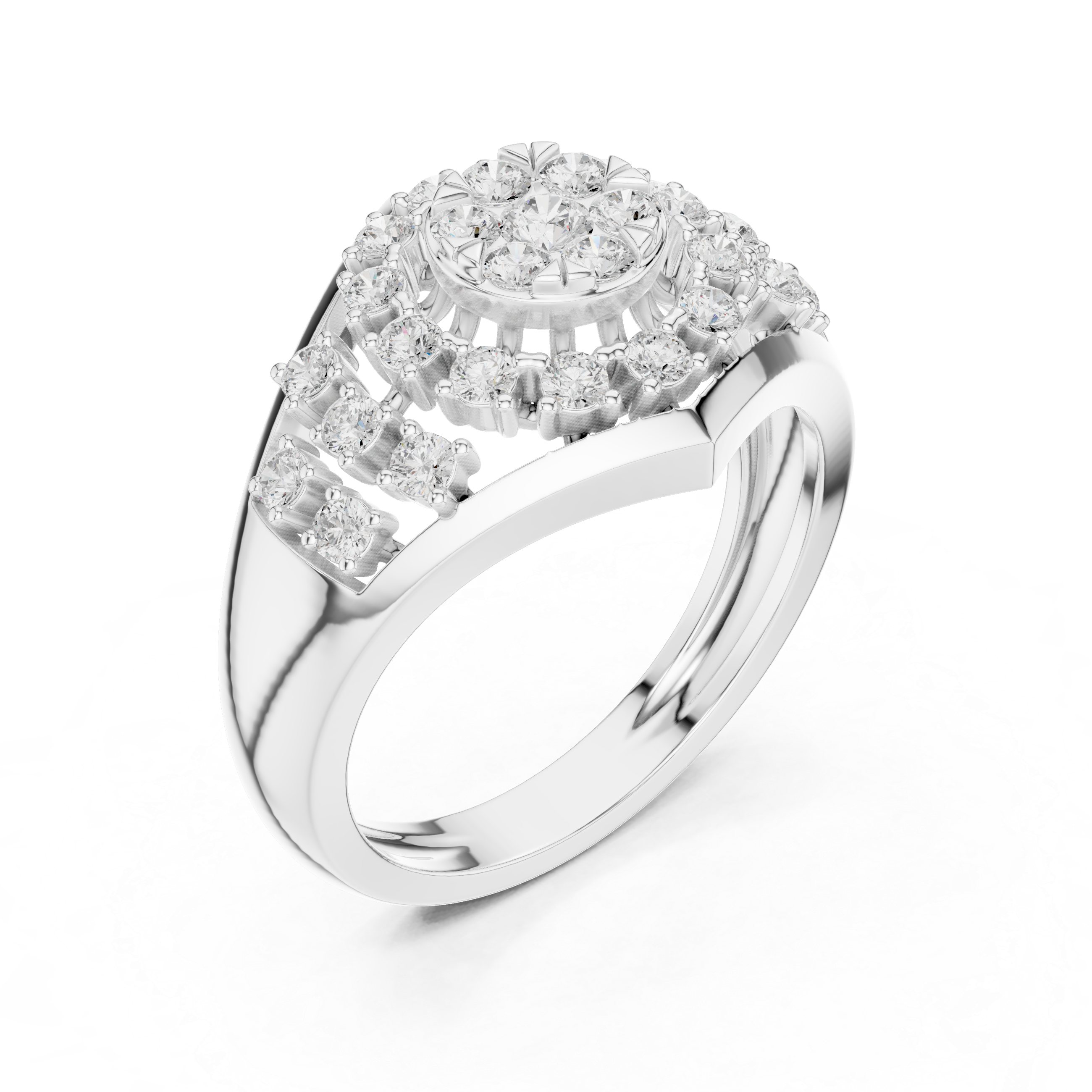 Island Harmony Lab Grown Diamond Ring