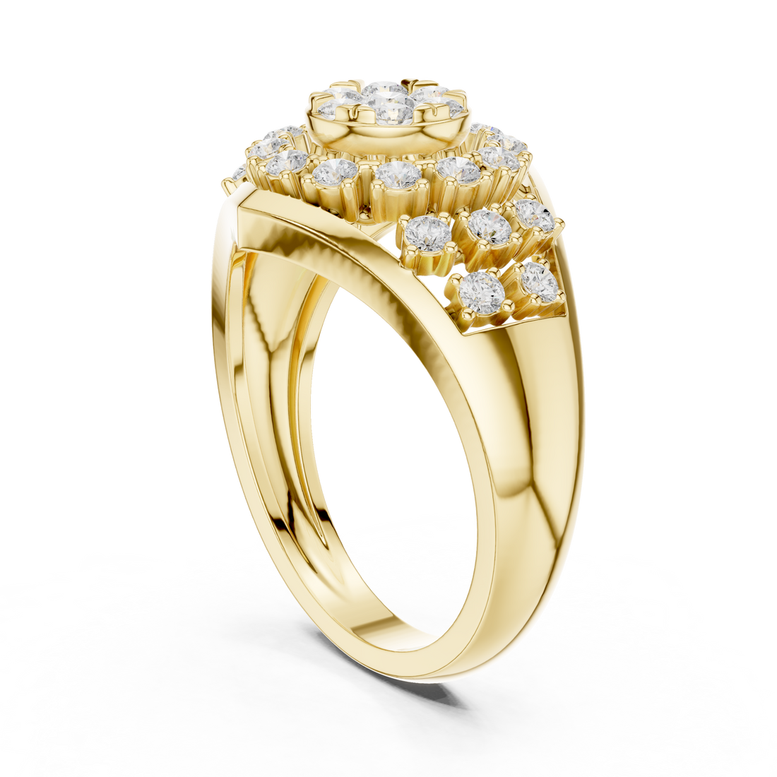 Island Harmony Lab Grown Diamond Ring