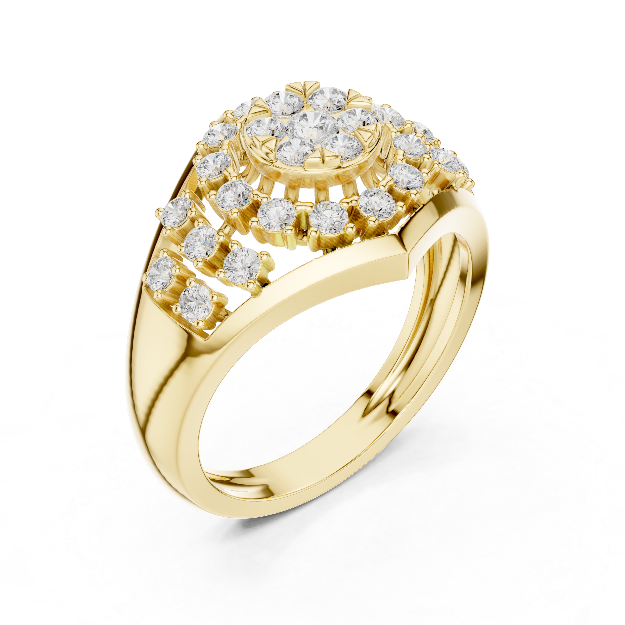 Island Harmony Lab Grown Diamond Ring