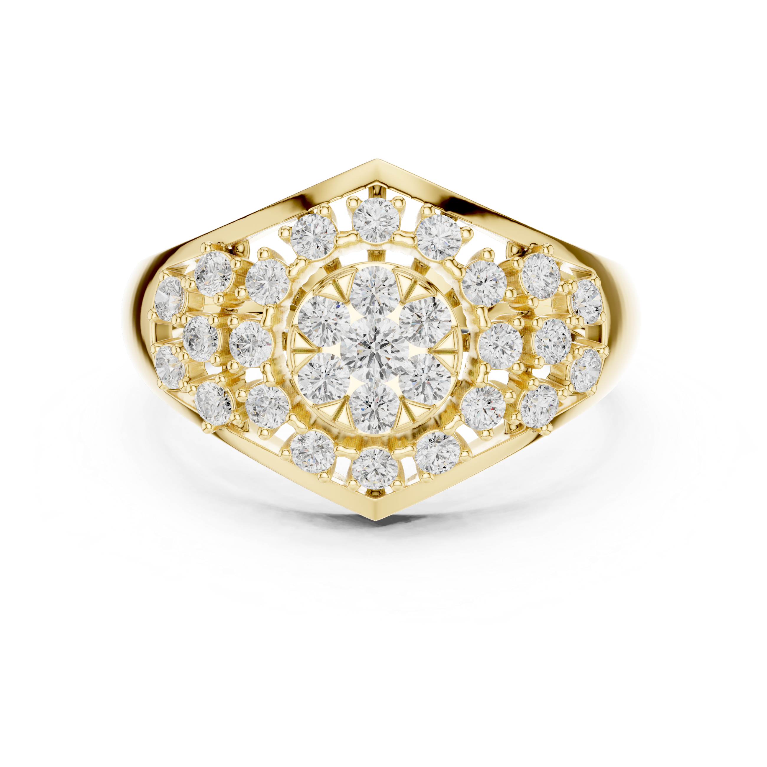 Island Harmony Lab Grown Diamond Ring