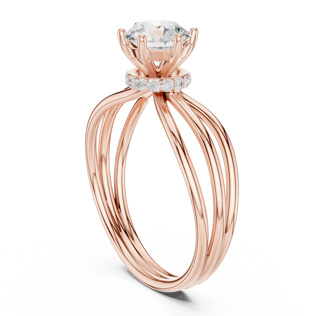 Onyx Breeze Lab Grown Diamond Ring