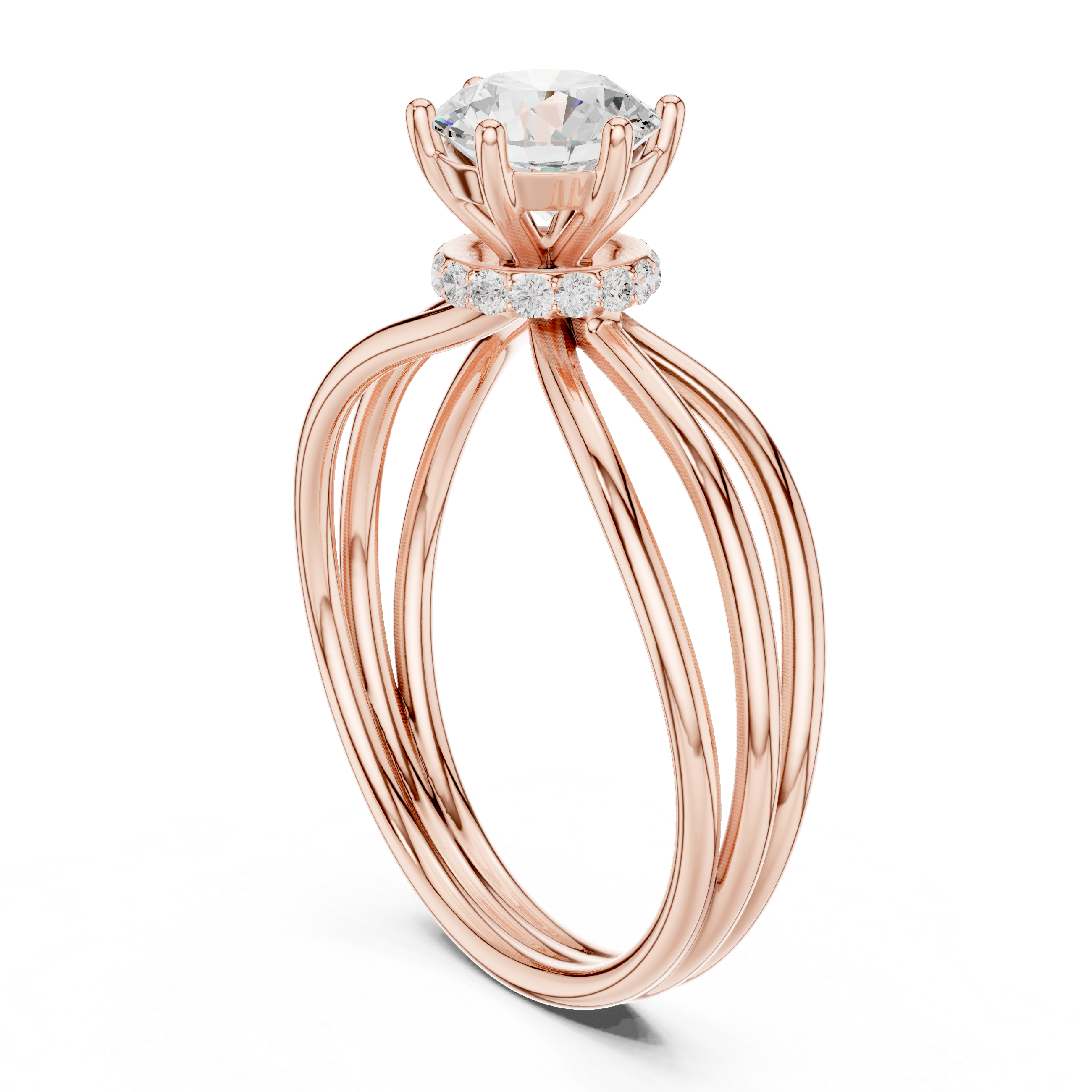 Onyx Breeze Lab Grown Diamond Ring