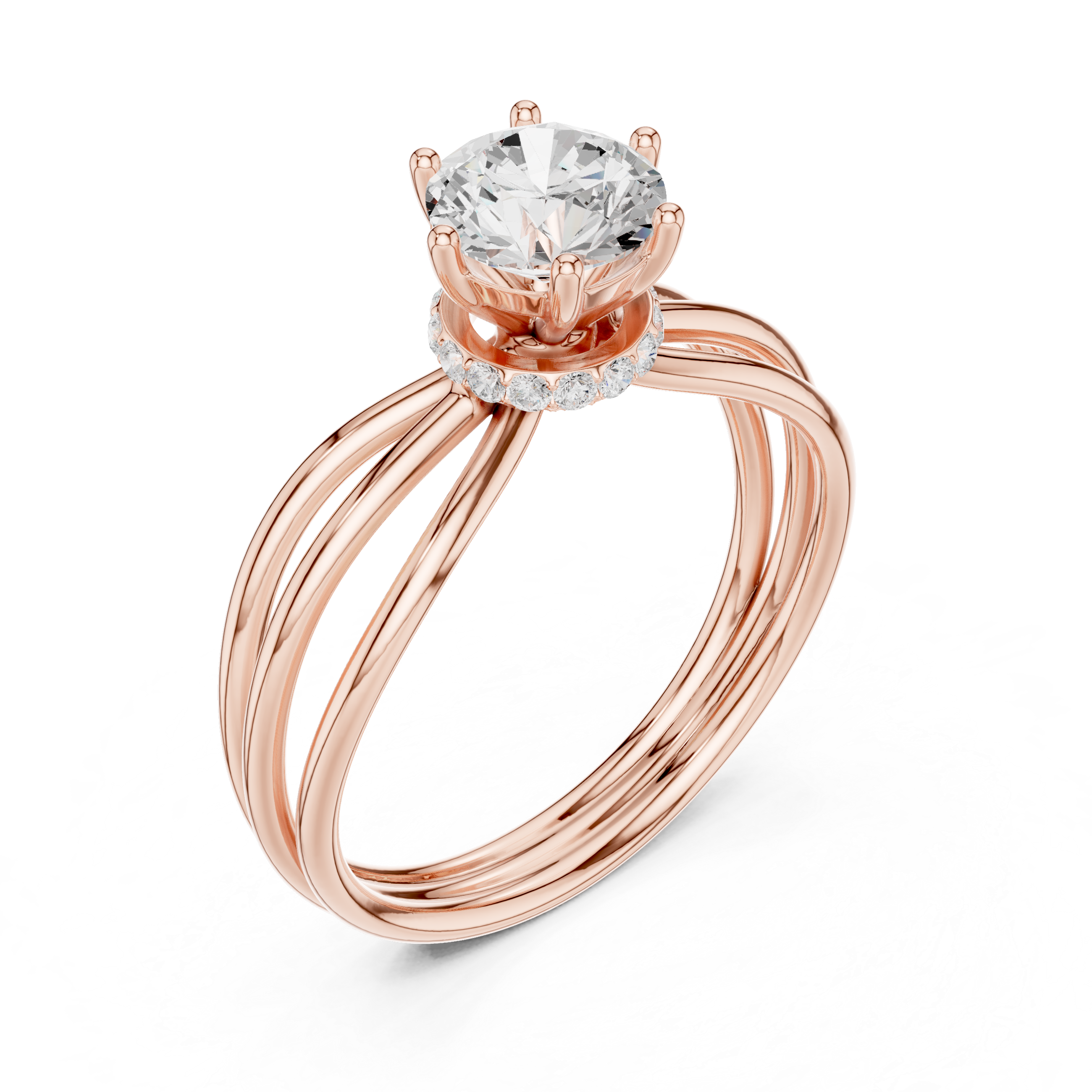 Onyx Breeze Lab Grown Diamond Ring