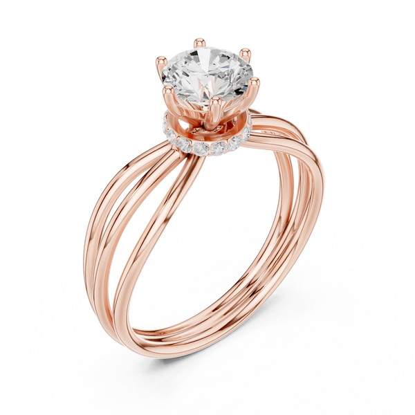 Onyx Breeze Lab Grown Diamond Ring