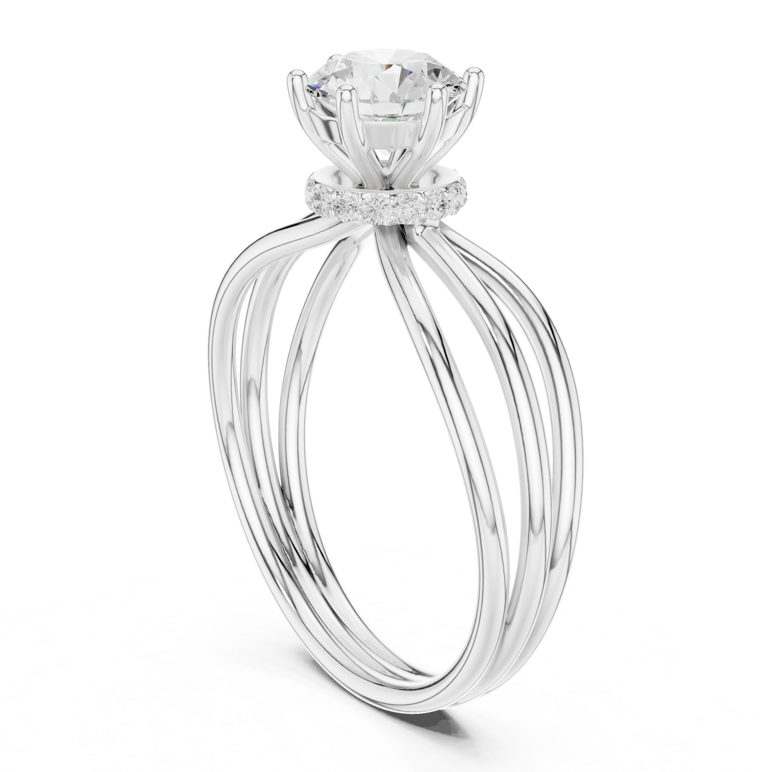Onyx Breeze Lab Grown Diamond Ring