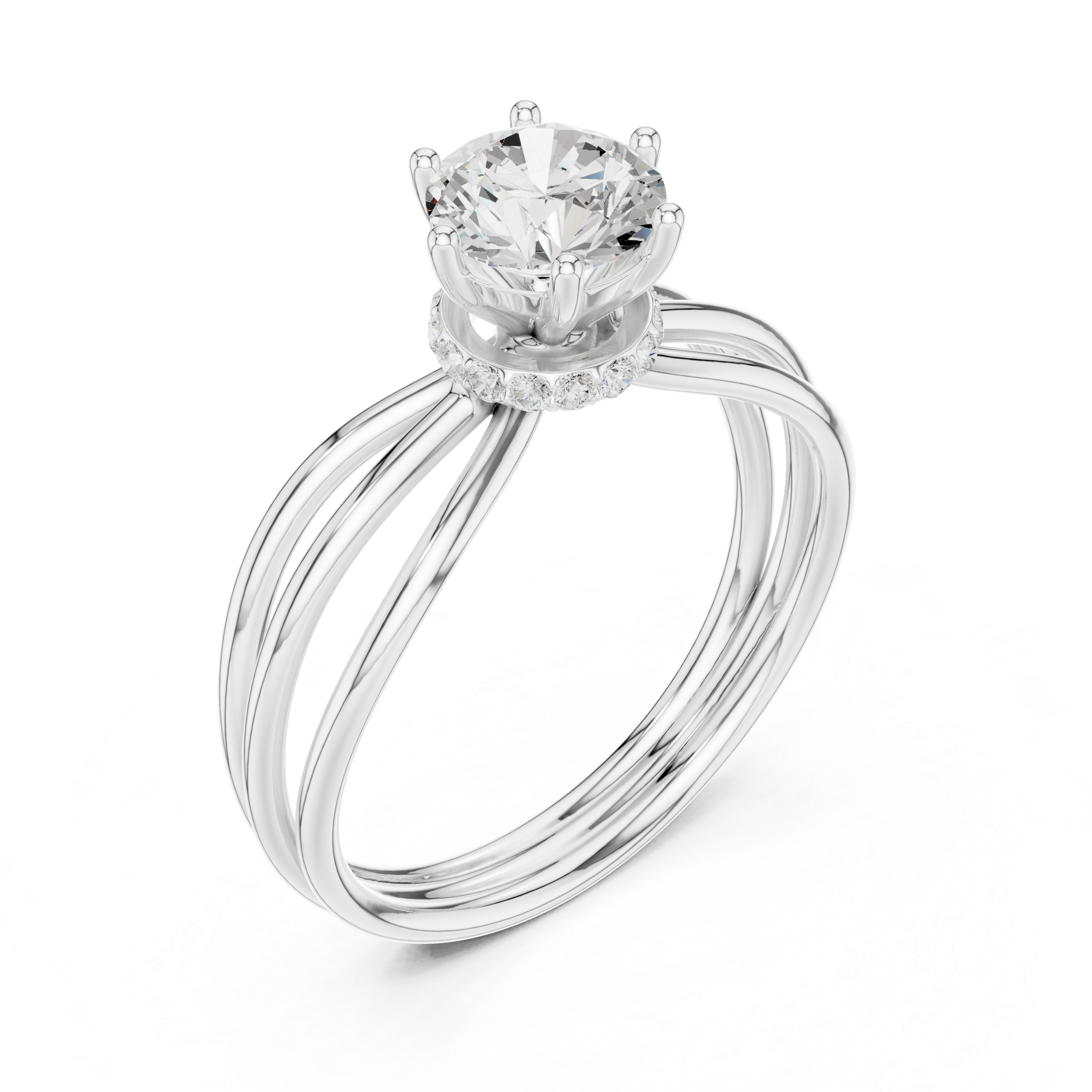 Onyx Breeze Lab Grown Diamond Ring