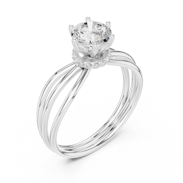 Onyx Breeze Lab Grown Diamond Ring