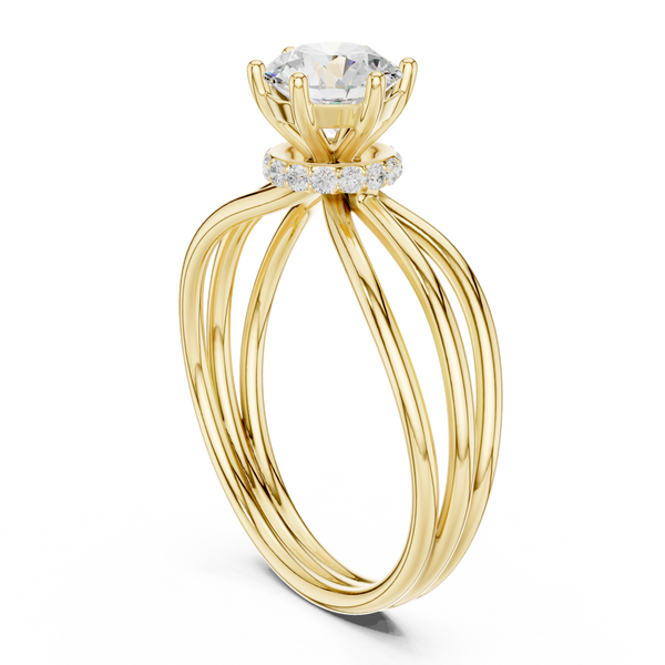 Onyx Breeze Lab Grown Diamond Ring
