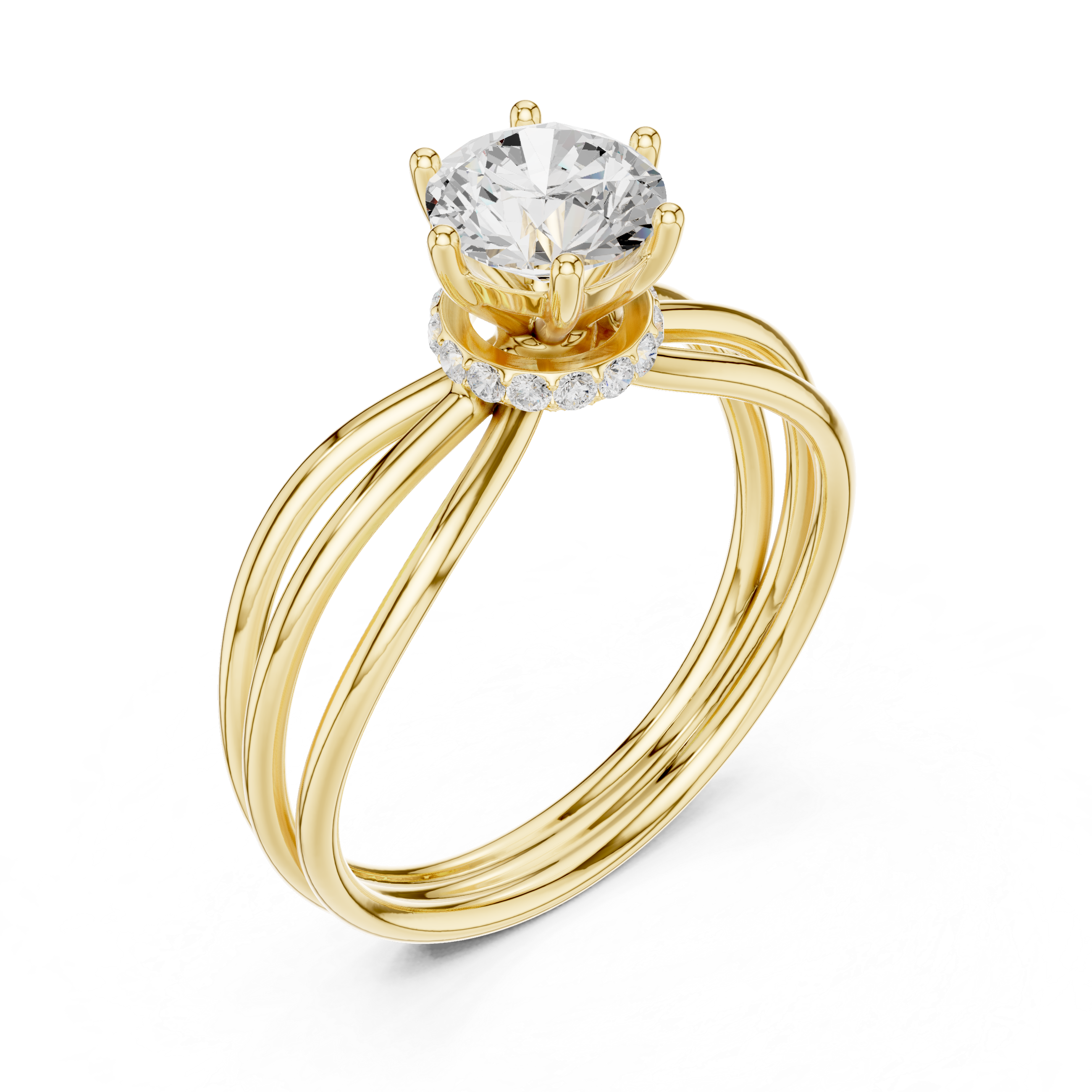 Onyx Breeze Lab Grown Diamond Ring