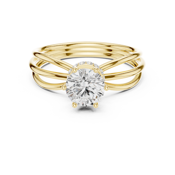 Onyx Breeze Lab Grown Diamond Ring