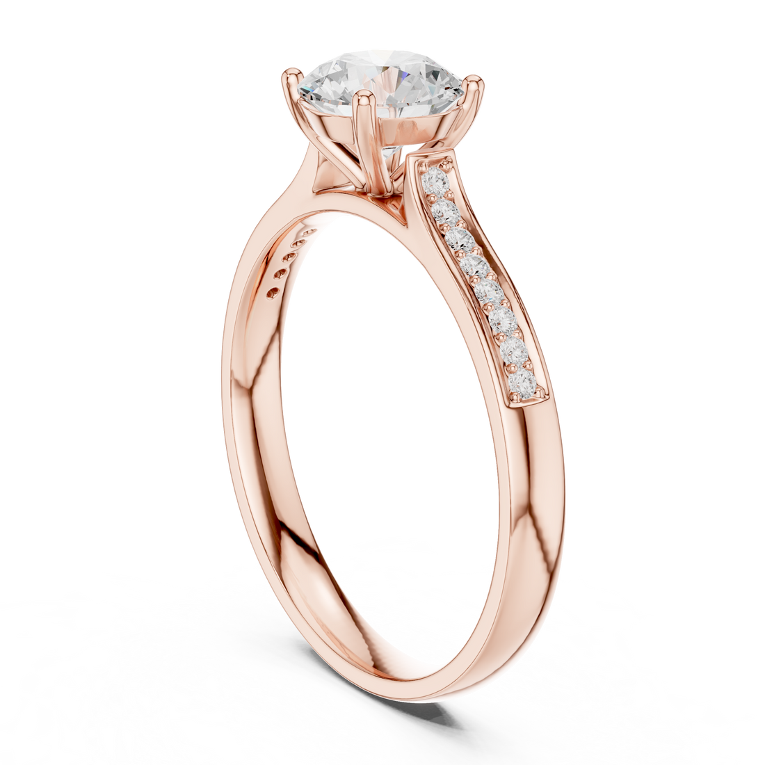 Spring Whisper Lab Grown Diamond Ring