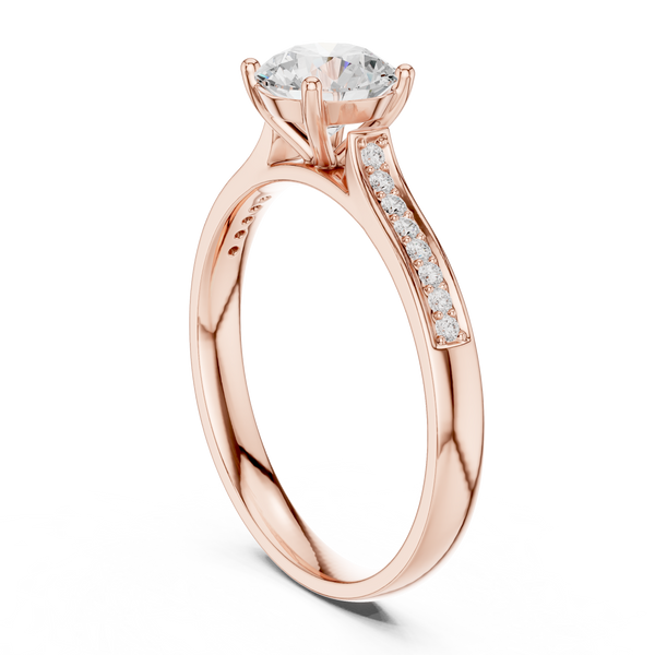 Spring Whisper Lab Grown Diamond Ring