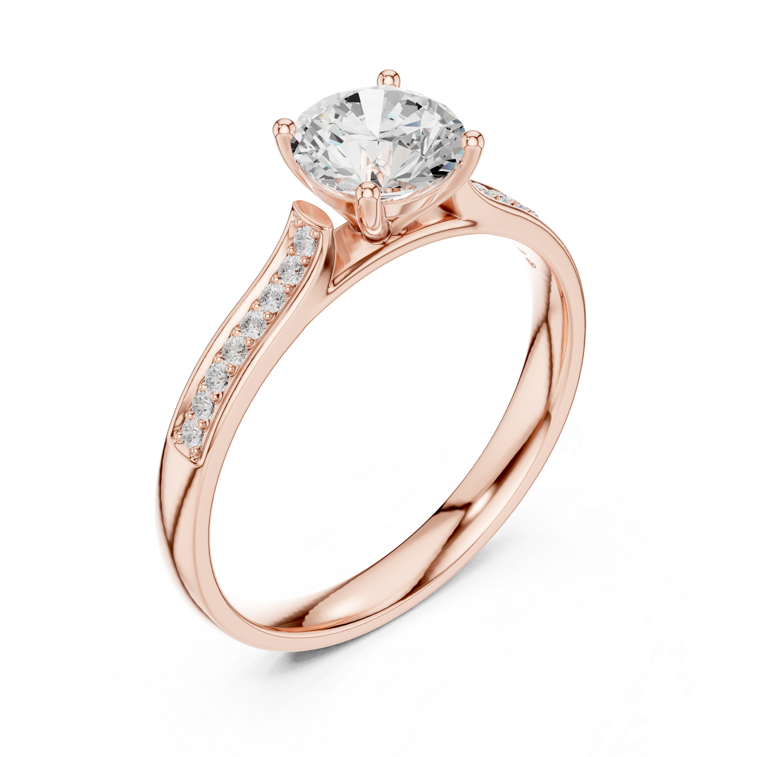 Spring Whisper Lab Grown Diamond Ring