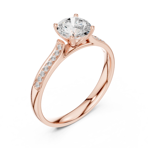 Spring Whisper Lab Grown Diamond Ring