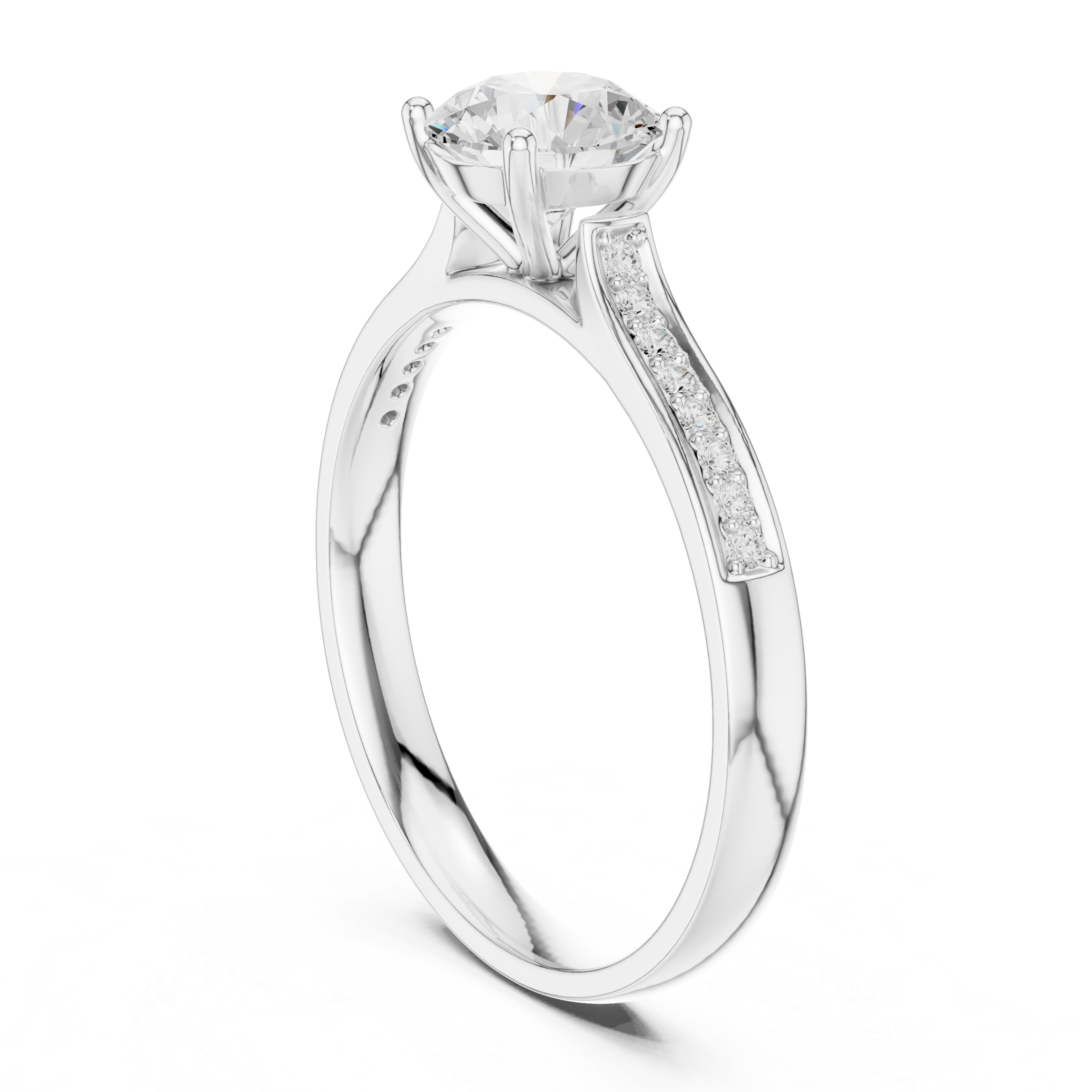 Spring Whisper Lab Grown Diamond Ring