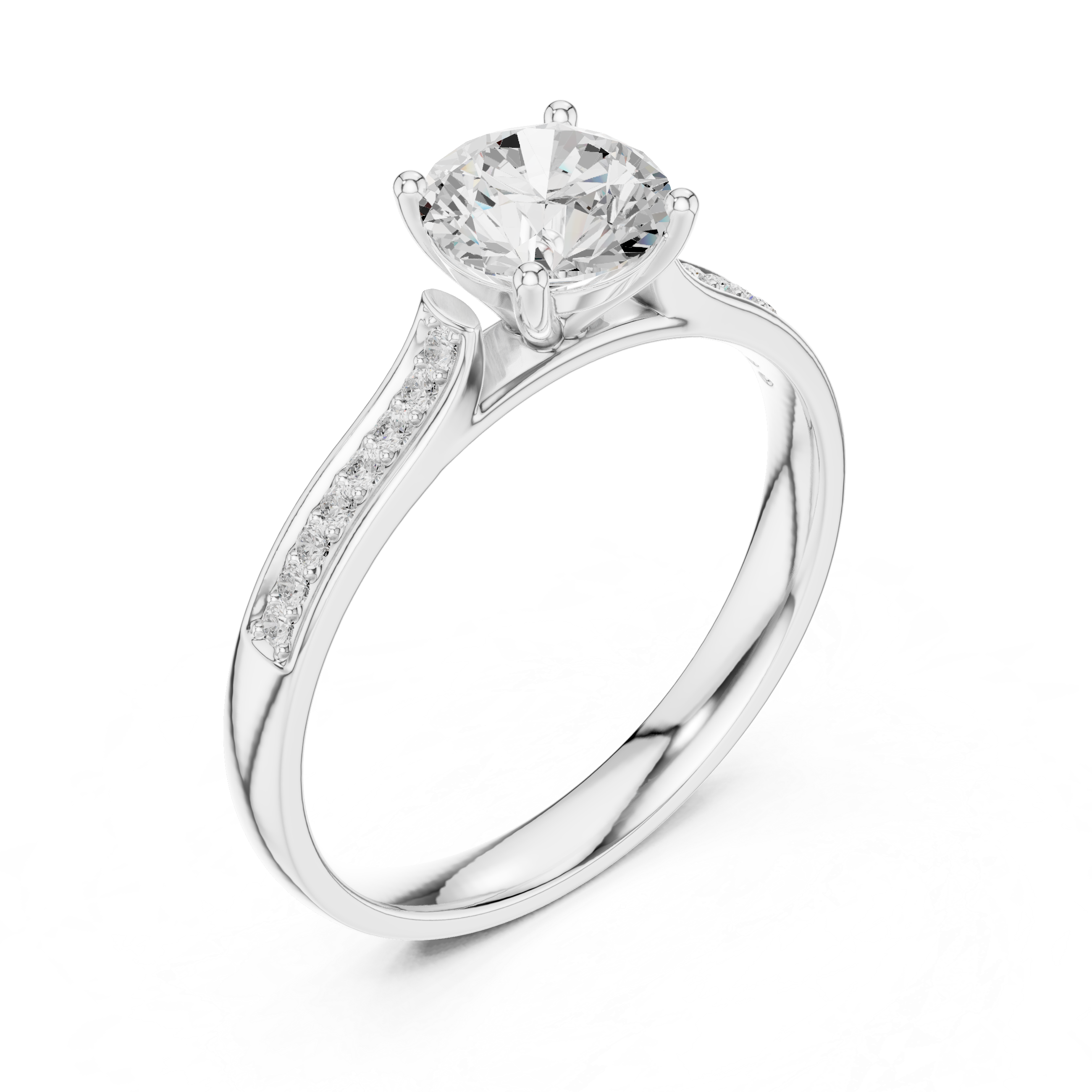 Spring Whisper Lab Grown Diamond Ring