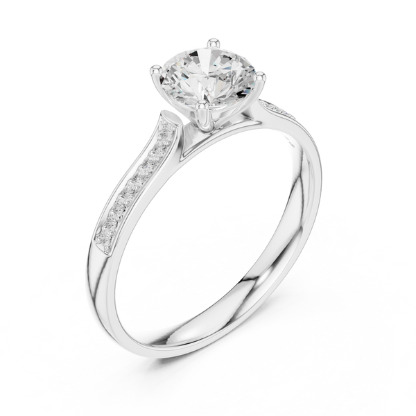 Spring Whisper Lab Grown Diamond Ring