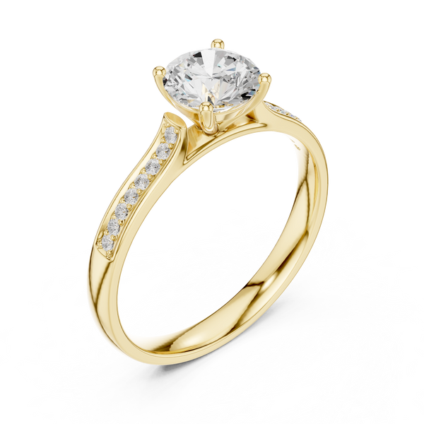 Spring Whisper Lab Grown Diamond Ring