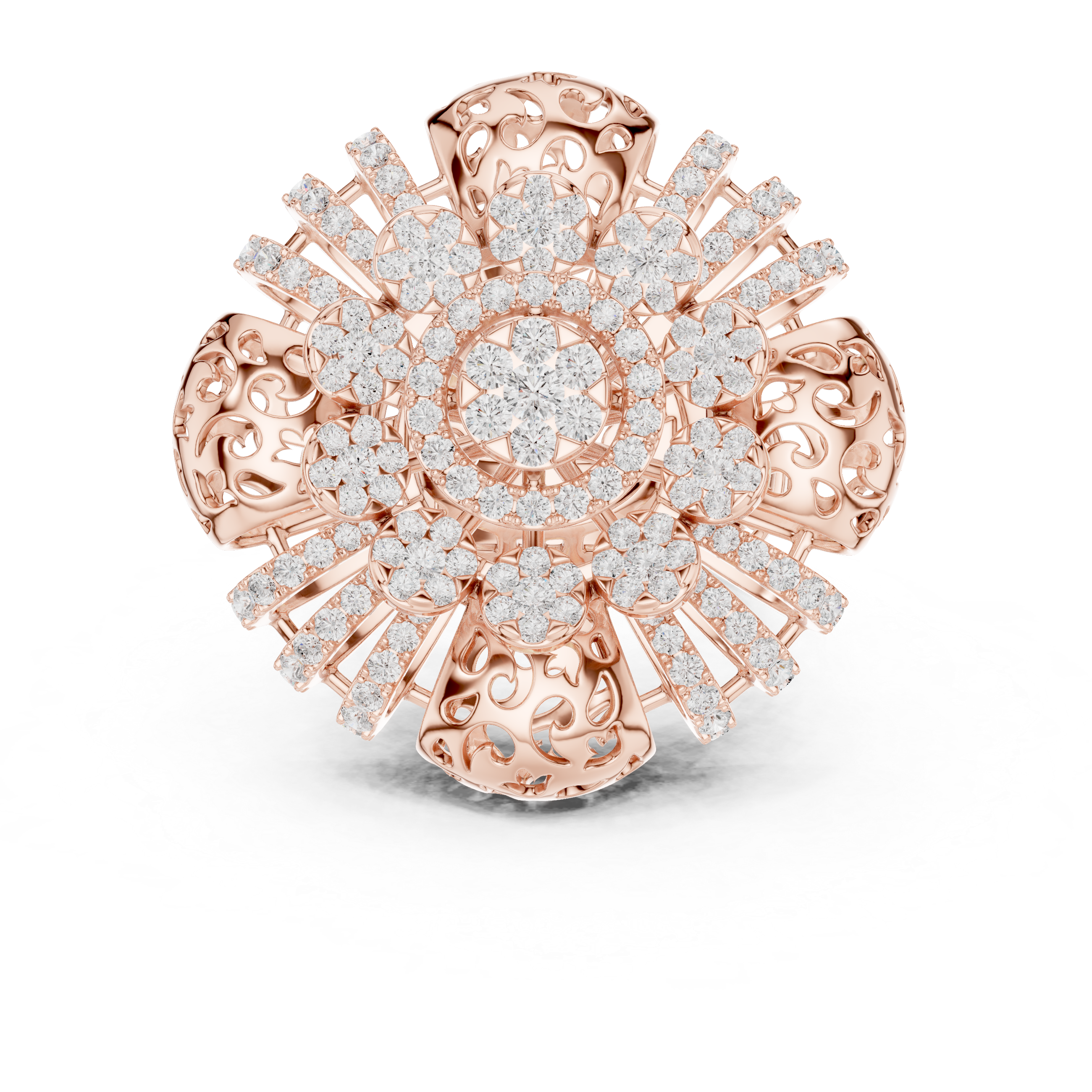 Gilded Pearl Lab Grown Diamond Ring