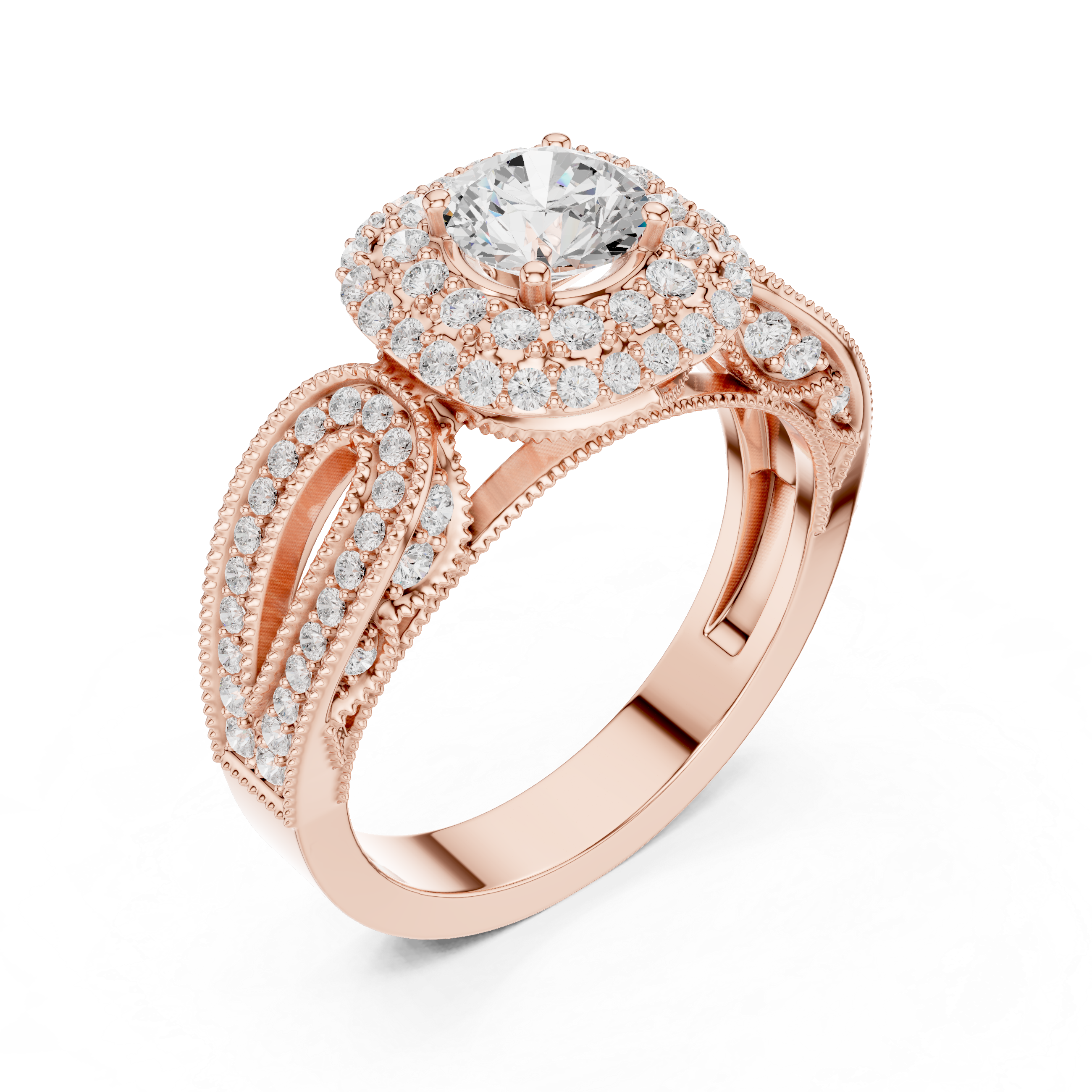 Meadow Charm Lab Grown Diamond Ring