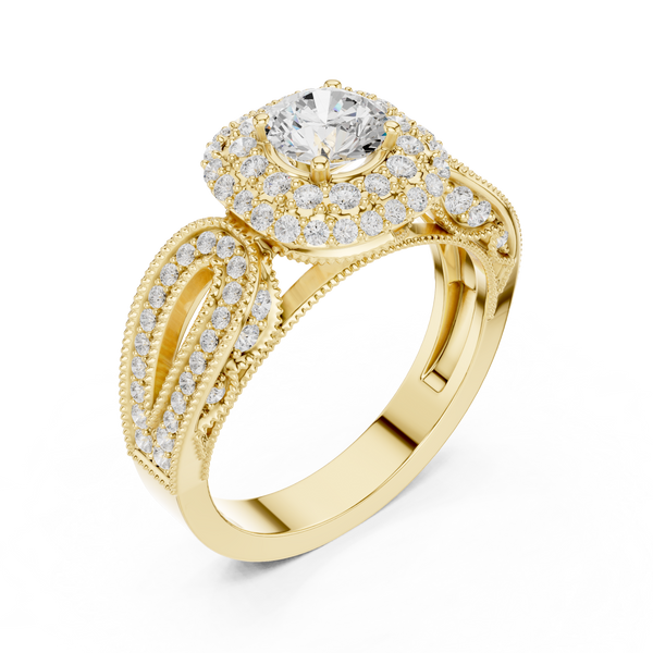 Meadow Charm Lab Grown Diamond Ring